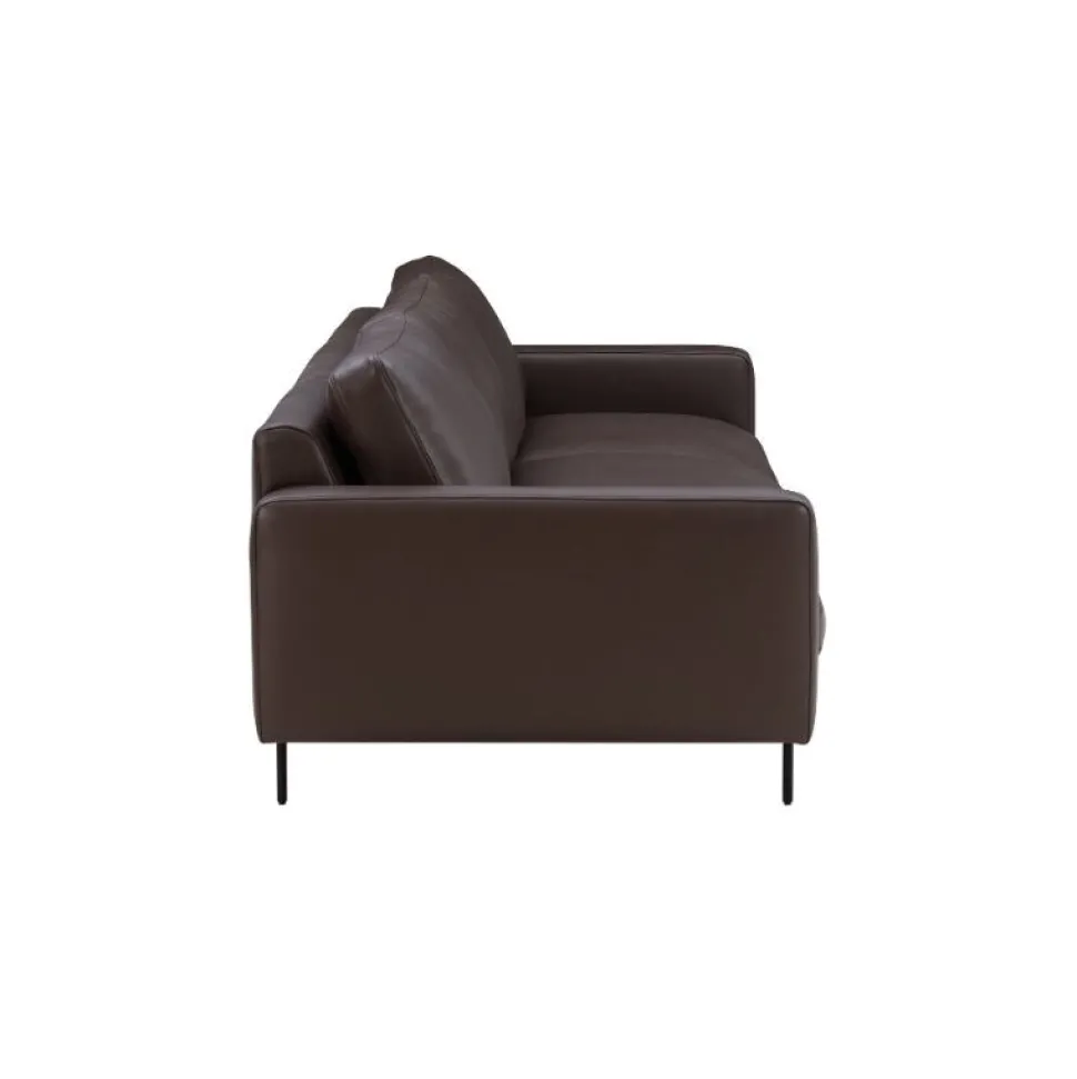 Wendelbo Edge V1 3-Pers. Sofa Brun Faith Læder