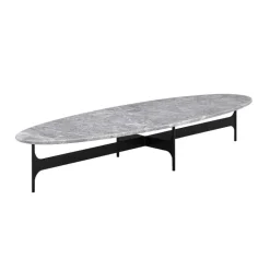 Wendelbo Floema Oval Sofabord Grå
